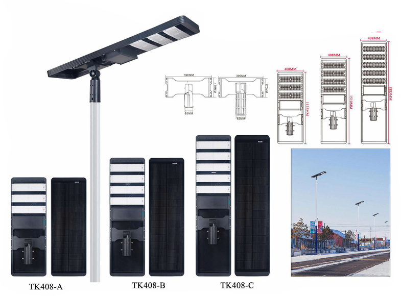 TK Series high-mast solar flood light